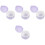 4Pcs Lightweight Violet Denture Storage Box Portable Brace Container 3