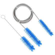Diamètre de la Brosse 15 mm 19 mm - Brosse de Nettoyage pour Tube CPAP - Convient à la Plupart des Types de Tuyaux CPAP (Bleu)