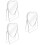 3Pcs Portable White Tabletop Mirror with Iron Rack for Home 7