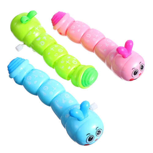 12Pcs Assorted Plastic Kids Wind Up Toys Clockwork Playthings