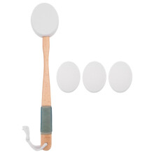 Lotionapplicator voor Rug, Voeten, 4 Vervangbare Pads, 1 Lang Handvat, Ruglotionapplicator voor Senioren, Dames