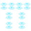 16Pcs Bike Backseat Protective Screen Rear Wheel Plastic Mesh 4