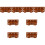 8Pcs Durable Wooden Cucurbit Flute Storage Rack Brown Wall Display 4