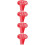 16Pcs Red Small Dry Erase Paddle Boards for Scoring and Voting Games 9