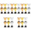 30Pcs Multi-Color Plastic Trophy Cups Kids Celebration and Award Decor 4