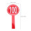 16Pcs Red Small Dry Erase Paddle Boards for Scoring and Voting Games 10