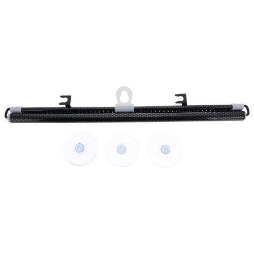 5Sets Space-Saving Black PVC Roller Window Shades Suction Cup Design 2