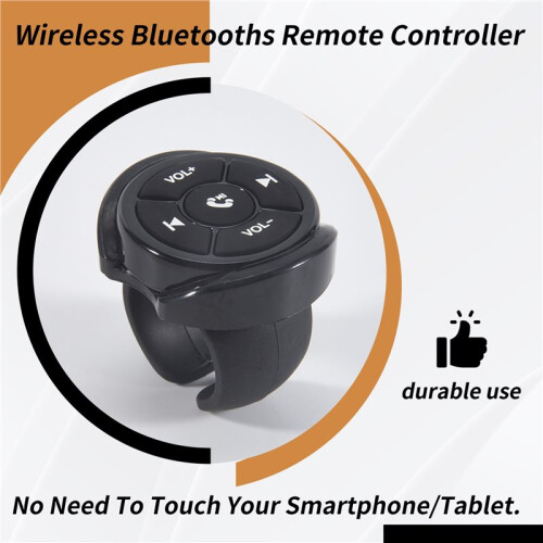 Wireless Bluetooths Remote Controller Car Motorcycle Bike Media Button MP3 Music Player for IOS Android Phone Tablet 1