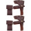 2Pcs Brown Protective Covers Easy-Use PU for Outdoor Use 7