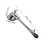 2Pcs Silver Drum Stand Leg Drum Support Skid-Proof Durable Accessory 3