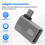 2Pcs OTG Adapter for Fire TV Stick 90 Degree Left/Right Angle Micro-USB to USB OTG Adapter for Android Phone Tablet 2