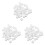 300Pcs White Nail Sponge Blocks Small Square Makeup Tools for Nail Art 4