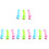 12Pcs Assorted Plastic Kids Wind Up Toys Clockwork Playthings 4