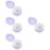 4Pcs Lightweight Violet Denture Storage Box Portable Brace Container 7
