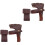 2Pcs Brown Protective Covers Easy-Use PU for Outdoor Use 5