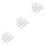 300Pcs White Nail Sponge Blocks Small Square Makeup Tools for Nail Art 7