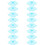 16Pcs Bike Backseat Protective Screen Rear Wheel Plastic Mesh 10