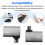 2Pcs OTG Adapter for Fire TV Stick 90 Degree Left/Right Angle Micro-USB to USB OTG Adapter for Android Phone Tablet 3