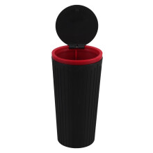 5Pcs Mini Car Trash Can ABS with Lid Wet Dry Separator Car Accessories