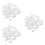 300Pcs White Nail Sponge Blocks Small Square Makeup Tools for Nail Art 9