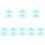 16Pcs Bike Backseat Protective Screen Rear Wheel Plastic Mesh 5