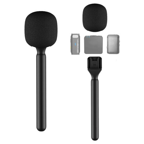 Handheld Stick HTX Wireless Microphone Handheld Stick for  Mic/Moma/ Go/Relacart Microphone,A 2