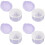 4Pcs Lightweight Violet Denture Storage Box Portable Brace Container 5