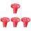 16Pcs Red Small Dry Erase Paddle Boards for Scoring and Voting Games 3