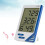 2Pcs Portable Digital Temperature Humidity Meter with Clock for Home 4