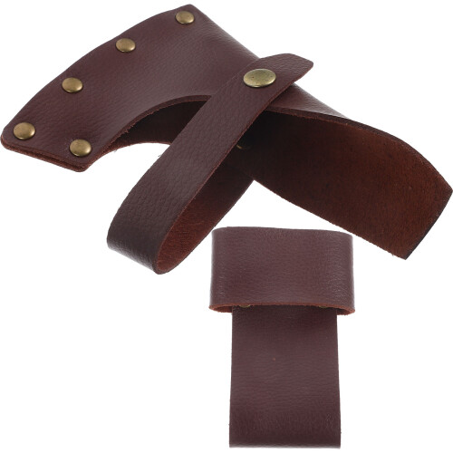 2Pcs Brown Protective Covers Easy-Use PU for Outdoor Use 1