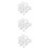 300Pcs White Nail Sponge Blocks Small Square Makeup Tools for Nail Art 10