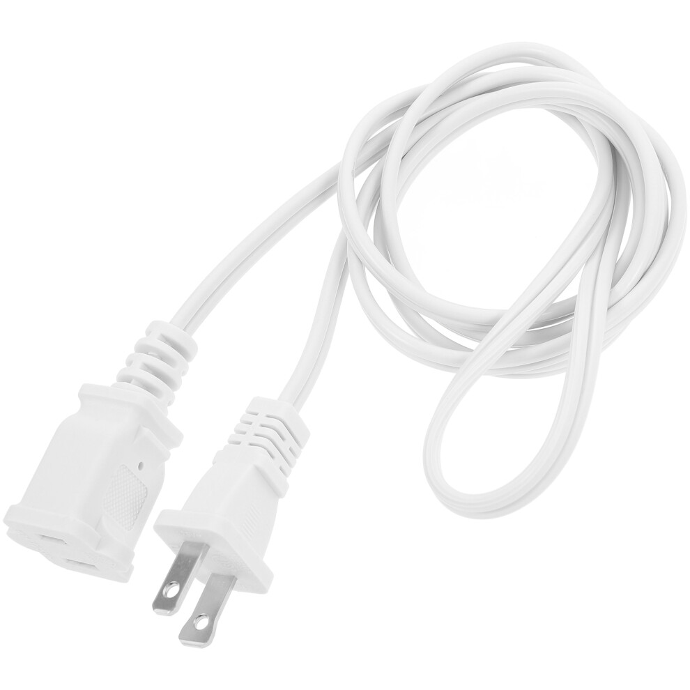 2Pcs Cord Extension Rubber 2-Prong Dual Outlet 10A Cable 3011102297455
