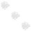 300Pcs White Nail Sponge Blocks Small Square Makeup Tools for Nail Art 11