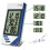 2Pcs Portable Digital Temperature Humidity Meter with Clock for Home 5