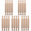 20Pcs Compact Wooden Rolling Pin Strong Dough Roller for Home 4