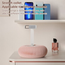 Mobile Phone Pillow Holder Bed Sofa Lap Adjustable Soft Pillow Stand for Oppo 4.7in-7.0in B