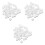 300Pcs White Nail Sponge Blocks Small Square Makeup Tools for Nail Art 5
