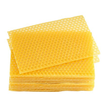 Beeswax Sheets 30Pcs Beeswax Foundation Sheets Wax Foundation for Bee Frames Natural Honeycomb Sheets Beeswax Sheets