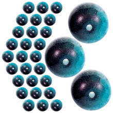 600Pcs Decorative Navy Glass Beads Large Hole Beads for Crafts