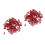 200Pcs Red Wood Pushpin Practical Thumbtack for Office Home School Use 10