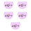 5Pcs Violet Wear-Resistant Silicone Retainer Container Practical Box 9