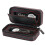 2Pcs Black Watch Storage Organizer with Soft Padding and 2 Watch Slots 1