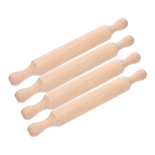20Pcs Compact Wooden Rolling Pin Strong Dough Roller for Home 1