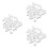 300Pcs White Nail Sponge Blocks Small Square Makeup Tools for Nail Art 8