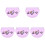 5Pcs Violet Wear-Resistant Silicone Retainer Container Practical Box 4