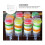 40Pcs Food Pusher Round Shaped Push-Pops Cake Cup with Lid Cake Push Pops Containers Cakepop Round Plastic Container 6