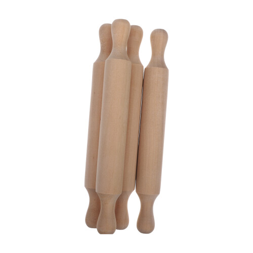 20Pcs Compact Wooden Rolling Pin Strong Dough Roller for Home 2
