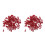 200Pcs Red Wood Pushpin Practical Thumbtack for Office Home School Use 7