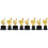 8Pcs Durable Plastic Thumb Trophy Kids for Indoor Decor 6