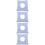 4Pcs Comfortable Cotton Face Down Massage Pillows Sky-Blue for Spa 10